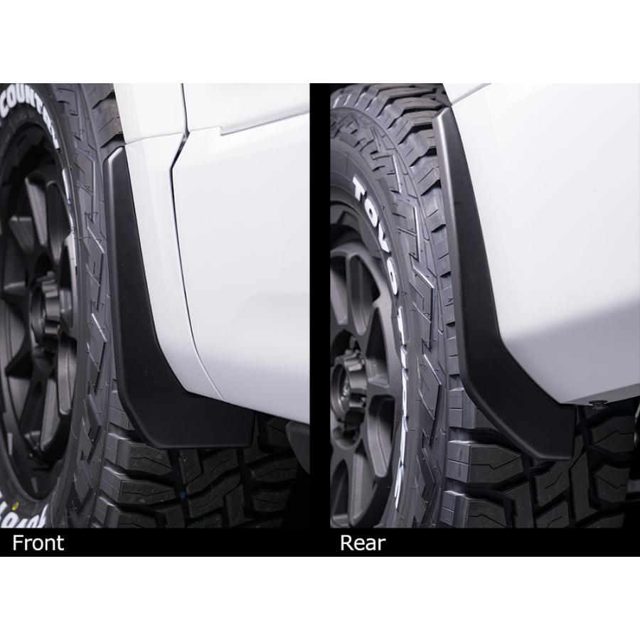 エムズスピード デリカ D:5 CV1W 2019.2〜 マッドガードセット AES シボ加工つや消しブラック仕様 | 