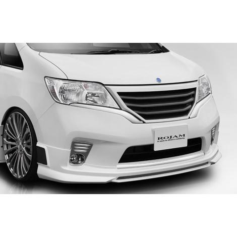 ロジャム セレナ ハイウェイスター C26 前期 フロントリップスポイラー