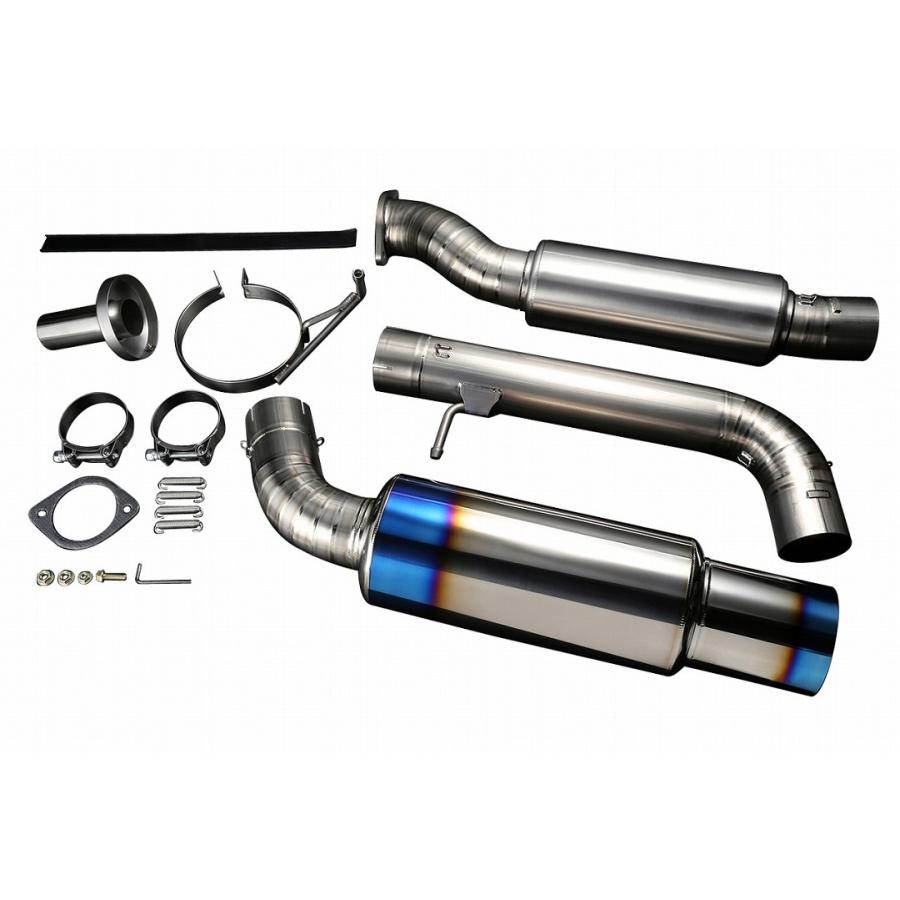 CARSERVICE マフラー traumauto_kaw-ext-cs-13zx6