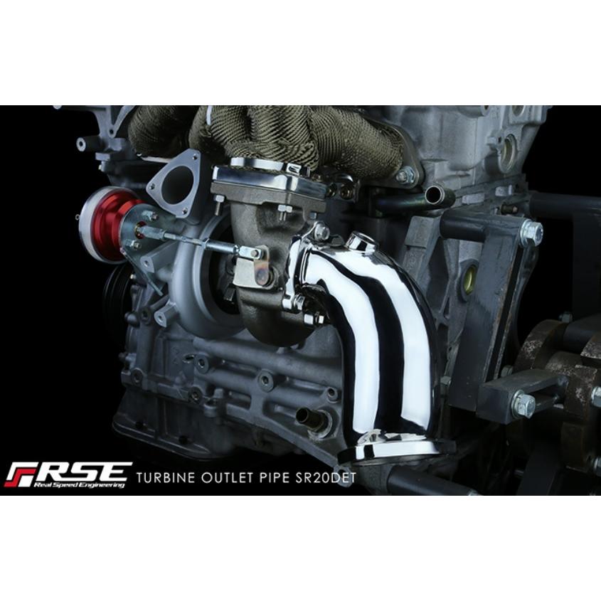 リアルスピードエンジニアリング タービンアウトレットパイプ 180SX