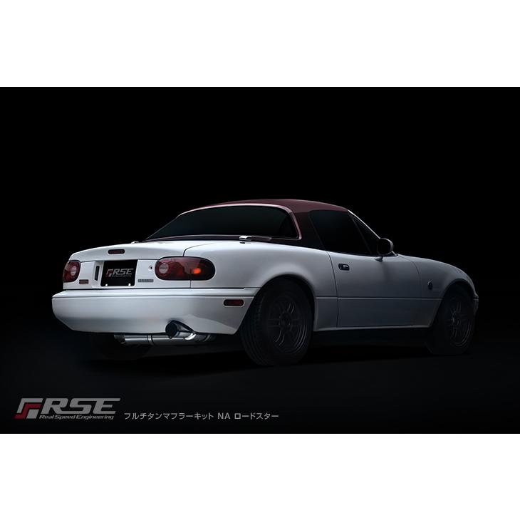 リアルスピードエンジニアリング フルチタンマフラー ロードスター MT