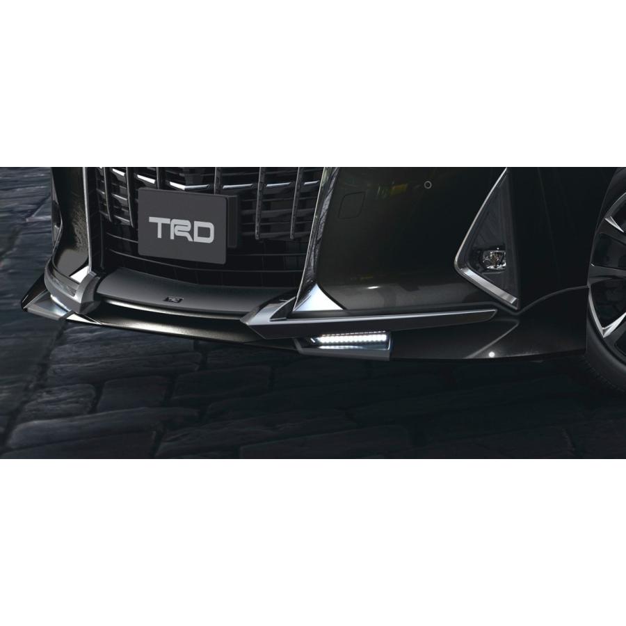30アルファード trdフロントスポイラーLED付き TRD アルファード G/X 30系 後期 フロントスポイラー LED付