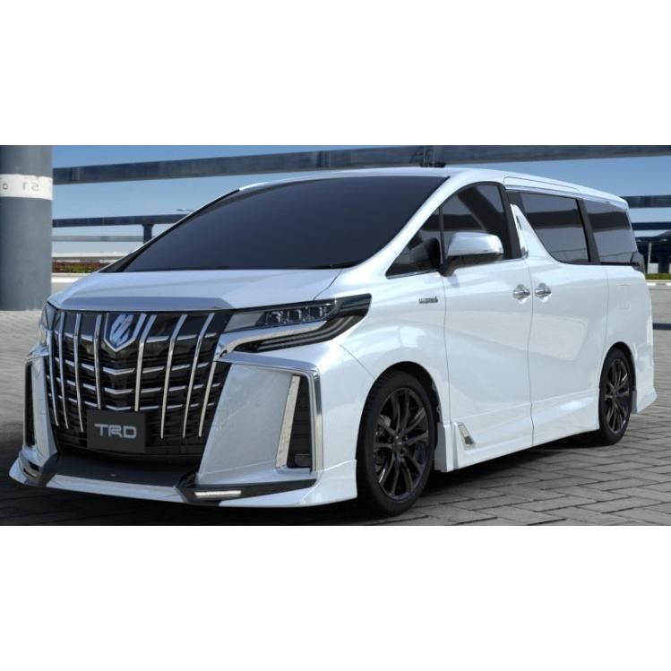 アルファード TRD 30系後期 フロントスポイラー LED付 TRD アルファード S 30系 後期 フロントスポイラー LED付 : デュアル