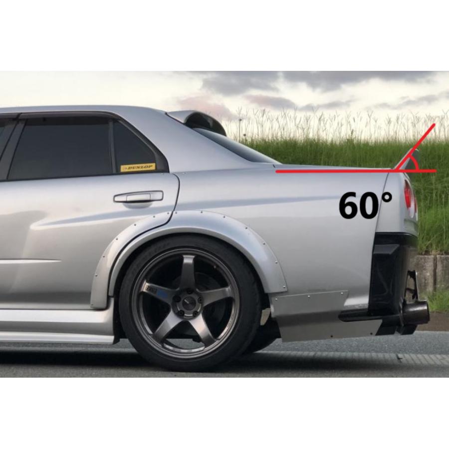 ユーラス URAS スカイライン 4ドア ER34 垂直尾翼 60度 : デュアル 