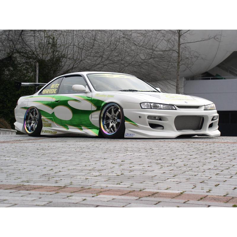 S14 シルビア 後期 URAS サイドステップ TYPE-2 左右 シルバー 楽天