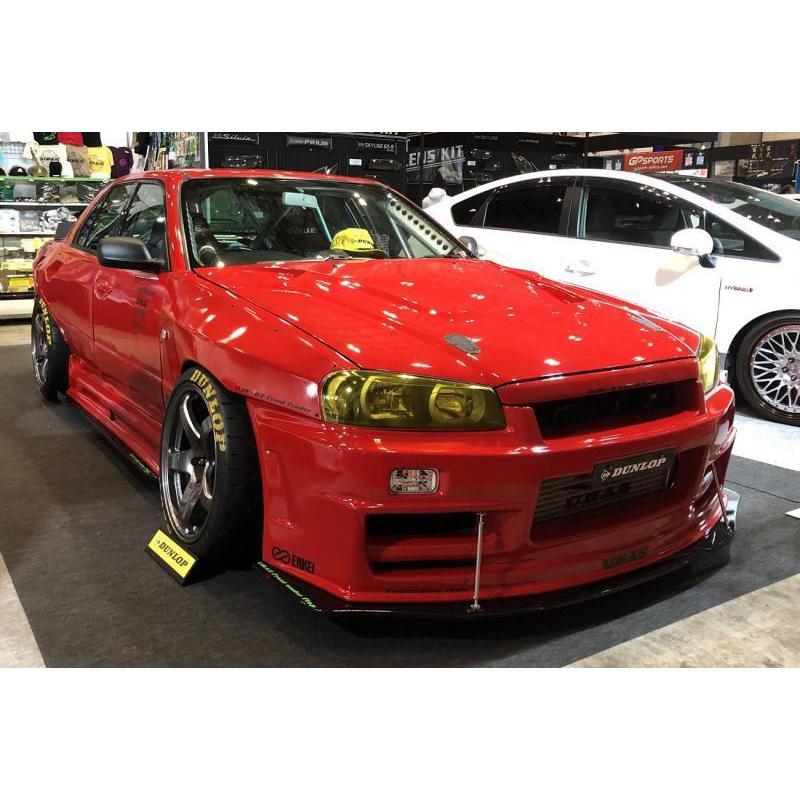 er34 スカイライン　ユーラス　RZ uras フロントバンパー　エアロ　バンパー ユーラス URAS スカイライン 4ドア ER34 TYPE-RZ(アールゼット