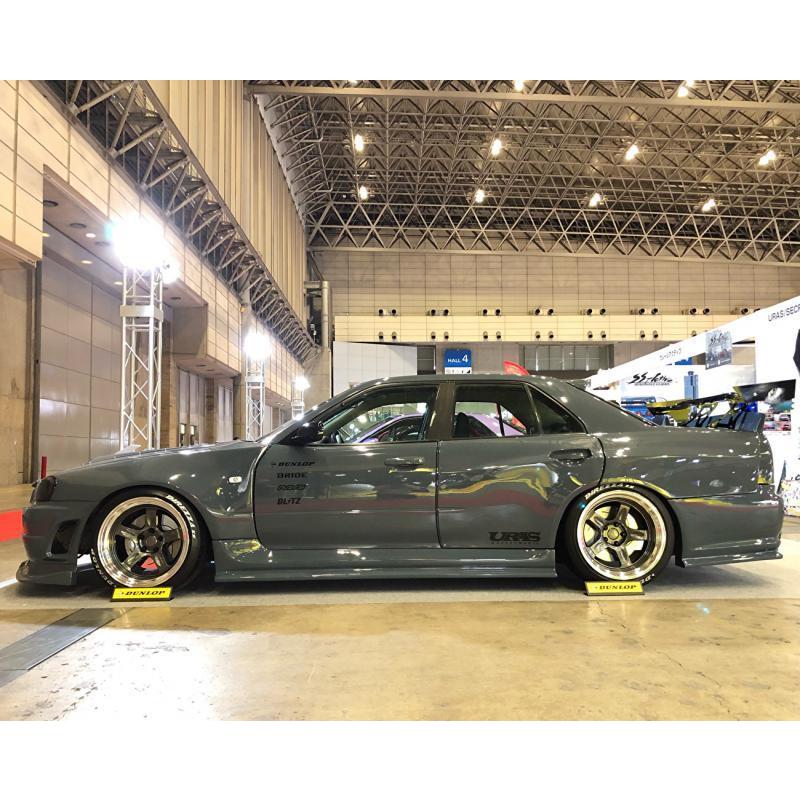 ER34 スカイライン　セダン　サイドステップ　エアロ　ユーラス？ ユーラス URAS スカイライン 4ドア ER34 TYPE-R サイドステップ
