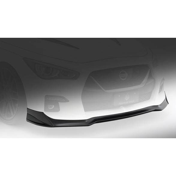 バリス スカイライン 400R V37 フロントスポイラー カーボン クリア