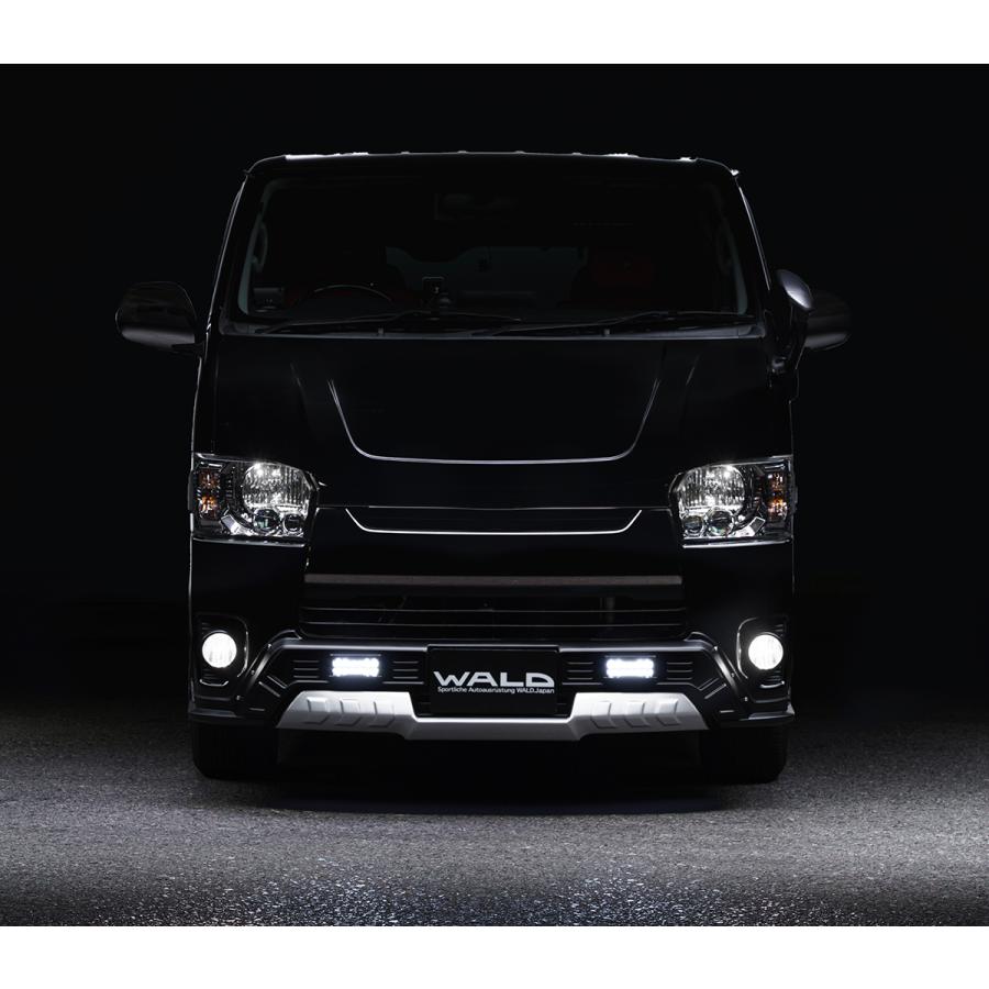 WALD ヴァルド ハイエース 200系 標準 4〜6型 エアロ2点キット