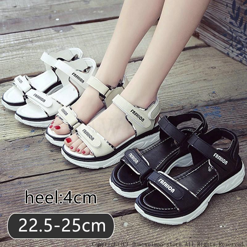 スポーツサンダル スポサン シューズ レディース ビーチ ベルト 軽い 走れる サンダル 夏サンダル かわいい おしゃれ 海 ビーチ H Sandal12 ボブテイルショップ 通販 Yahoo ショッピング