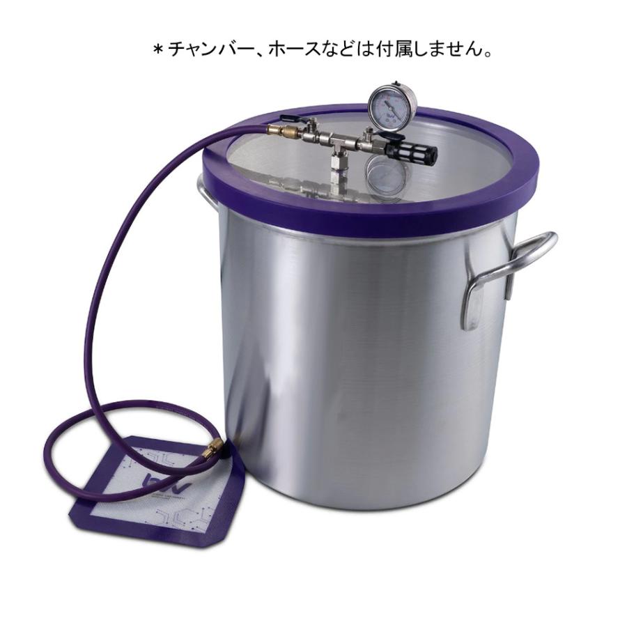 真空脱泡器 真空注型器 脱泡機 特大43cm 57リットル チャンバー用