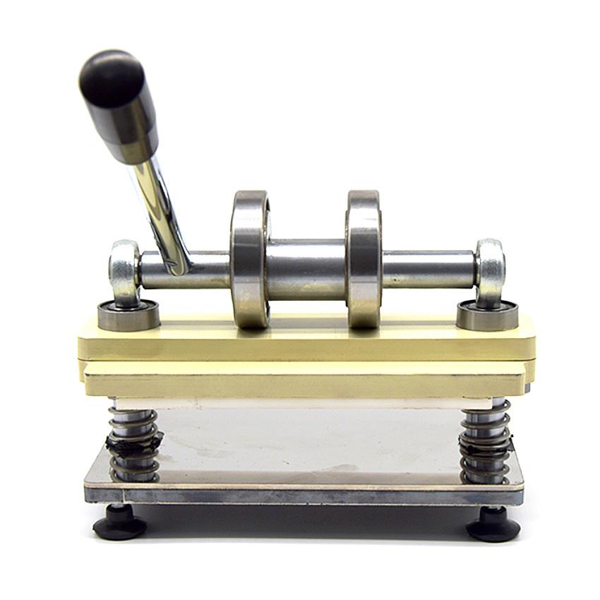 革材手動式ストラップ紐裁断機