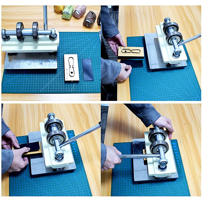 ハンドクリッカー クリッカー 手動式革裁断機 レザー 小型タイプ