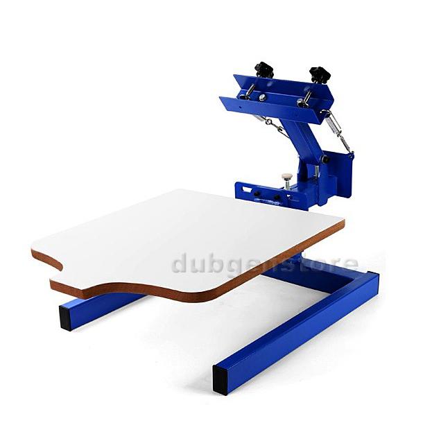 シルクスクリーン印刷台 印刷機Tシャツプリンター プリント台 調整機能付き Tシャツ シルクスクリーン 一色印刷機 卓上型 : ダブゲンストア - 通販