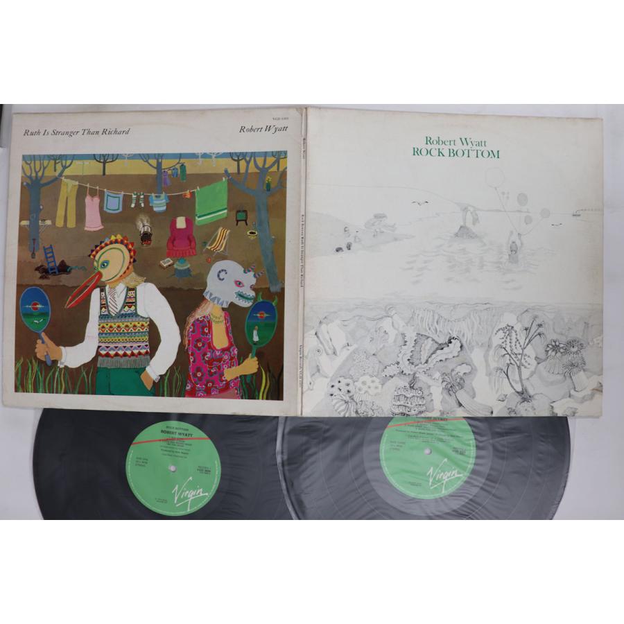 2discs LP Robert Wyatt Rock Bottom / Ruth Is Stranger Than Richard VGD3505  VIRGIN /00660