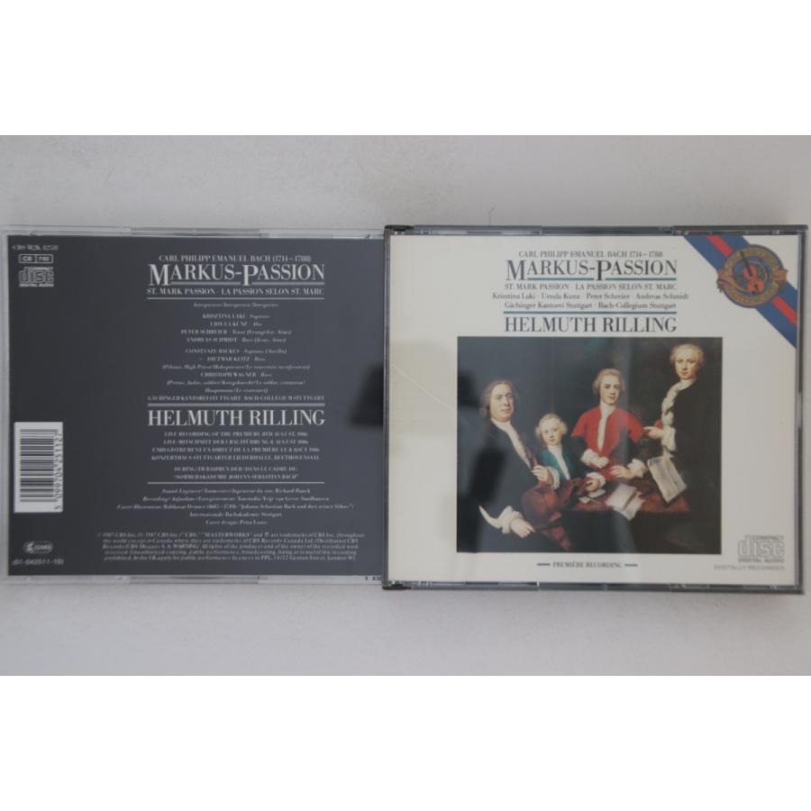 輸入2discs CD Helmuth Rilling Markus Passion M2K42511 CBS /00220 ...