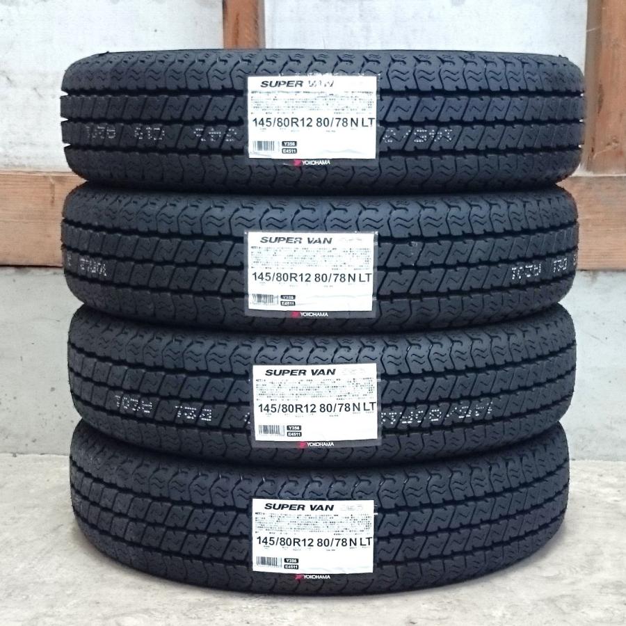 12インチアルミホイールタイヤセット 軽トラ 軽バン 145/80R12