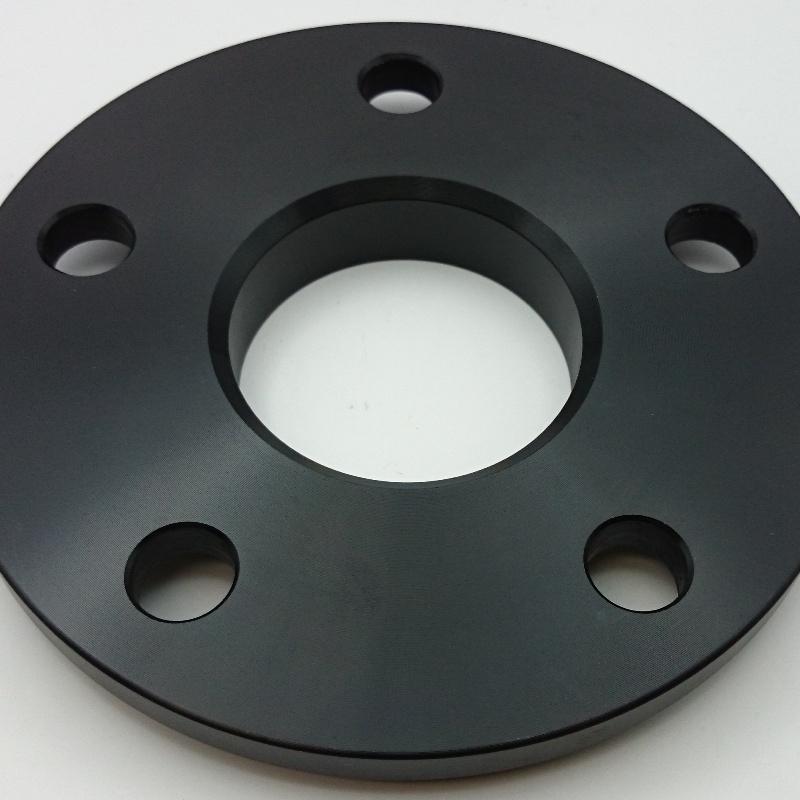ハブ付10mm 一回り大きな外径  ハブ付スペーサー10mm2枚 73⇒60/66/67 5H-PCD114.3 高強度アルミ鍛造 ブラックアルマイト |  | 04