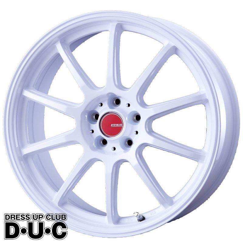 ホワイト5スポークホイールセット 18インチ