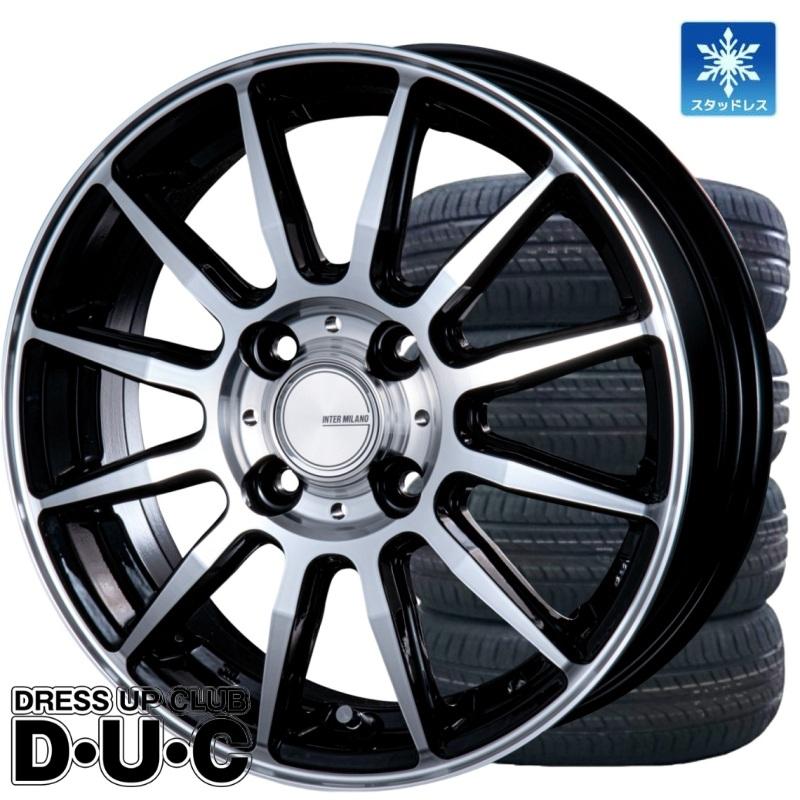 25年製 14インチホイールスタッドレスタイヤセット 155/65R14