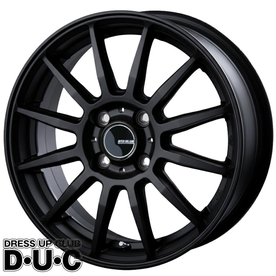 未使用DORFREN IFYNITE 15インチホイール 4H　ブラック4セット INTER MILANO（インターミラノ） 15インチアルミホイール4本セット 軽