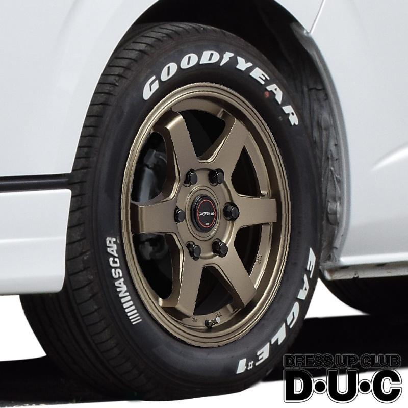 ハイエース 16インチアルミホイールセット J-TECH GL-1 ブロンズ 16
