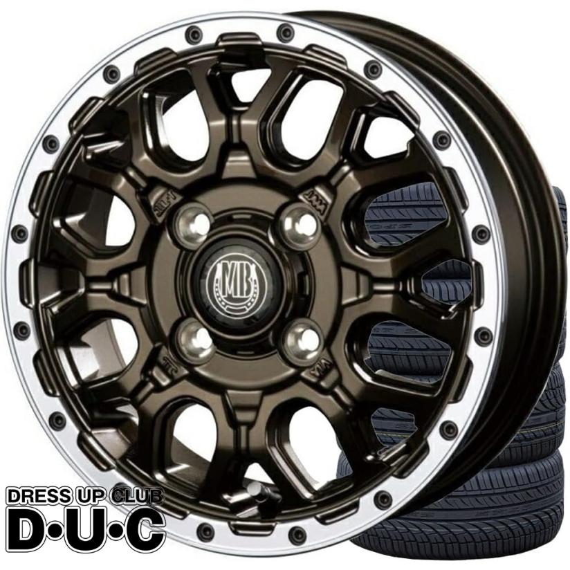 価格重視 12インチアルミホイールタイヤセット 軽トラ軽バン 145/80R12