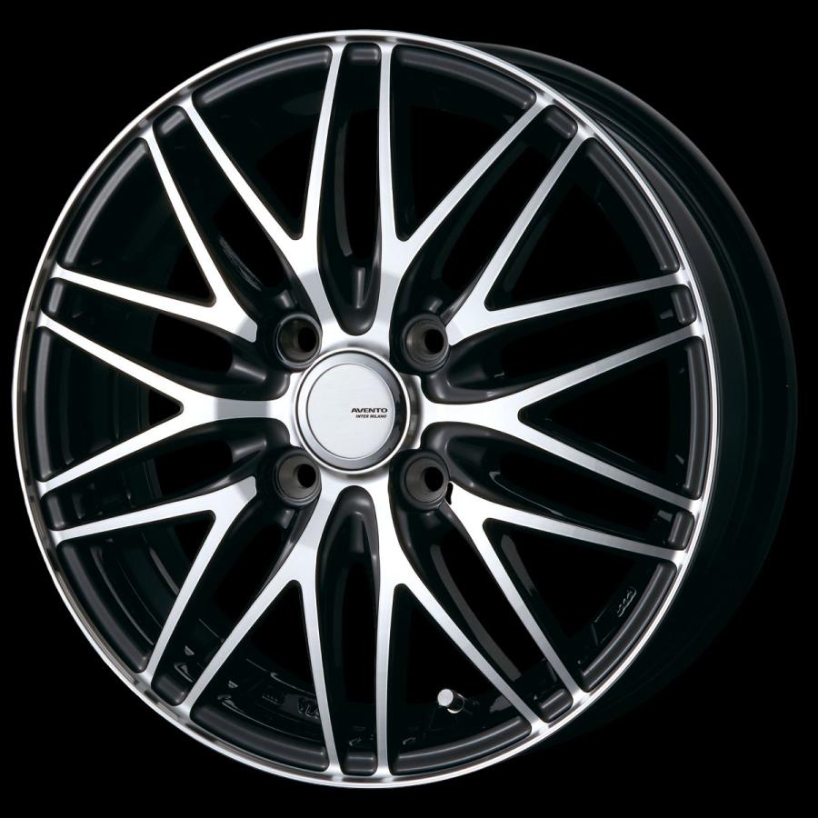 15インチアルミホイールタイヤ4本セット コンパクトカー AVENTO