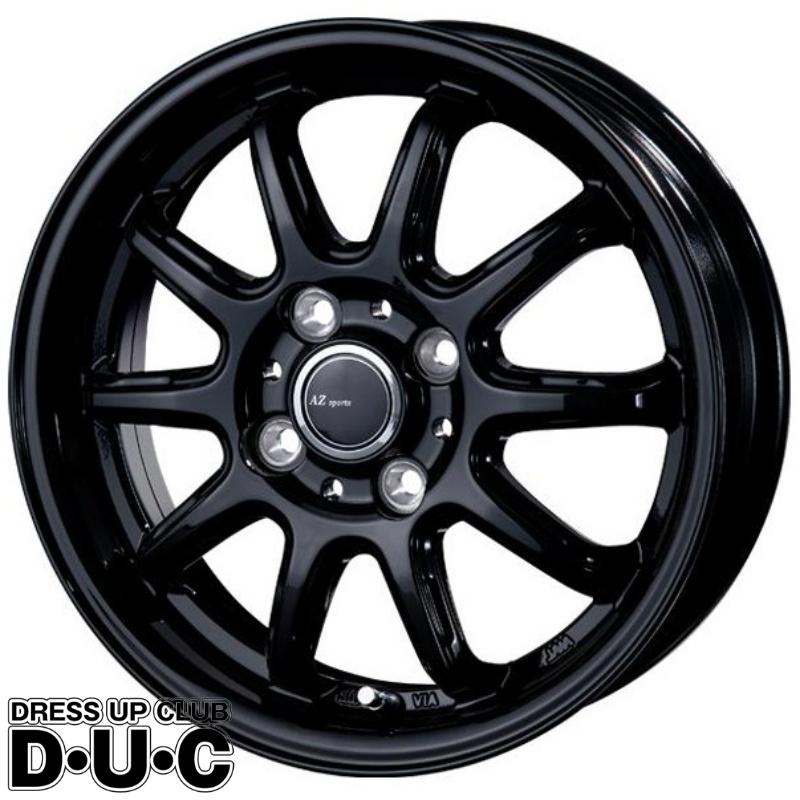 INTER MILANO AZ sports RC-10 BK 15インチ ホイール4本セット 足元を 