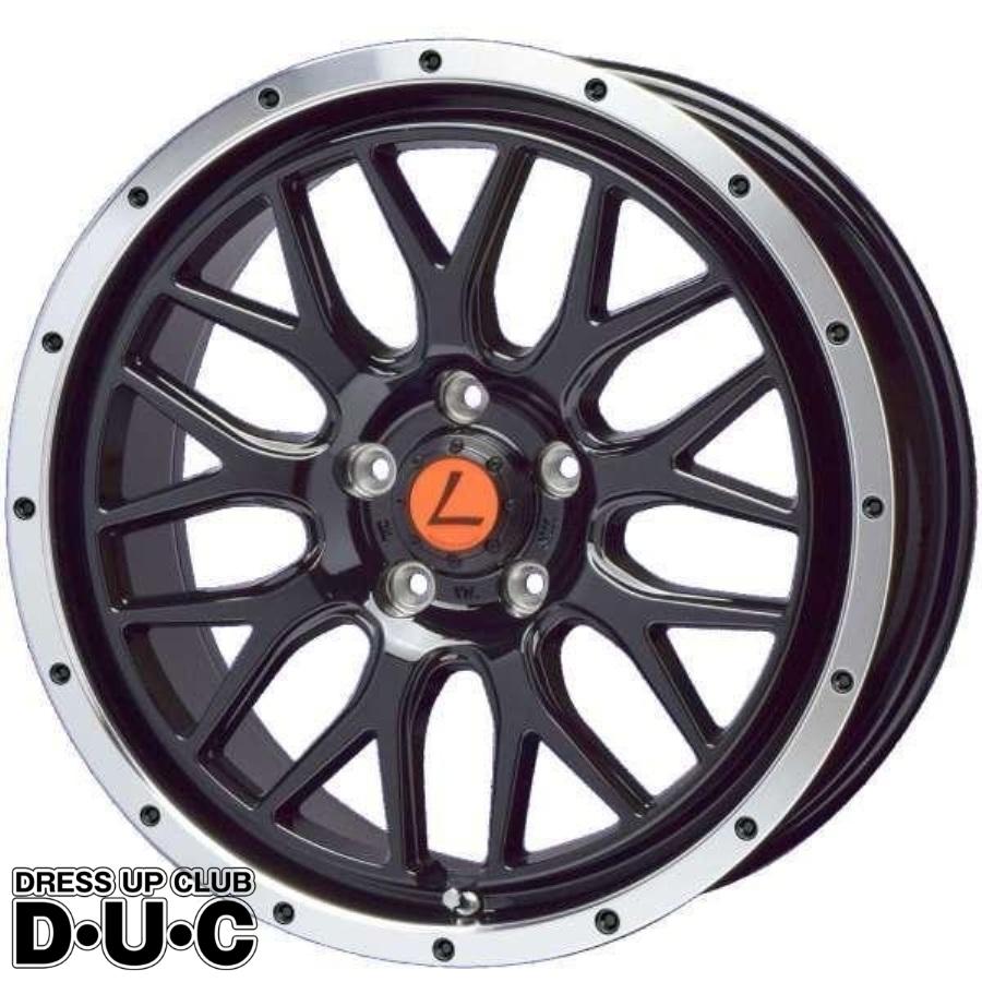 17インチホイール4本セット Leowing MXRブラック 17-7.0 5-114.3+36