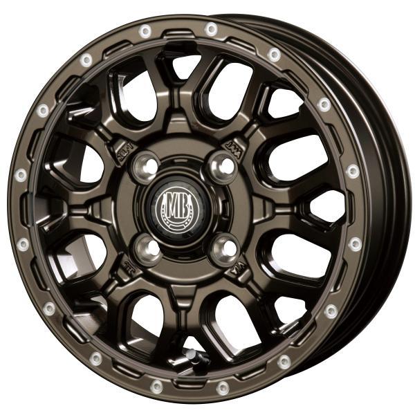 INTER MILANO 12インチアルミホイール 4本セット MUD BAHN XR-800M GBR