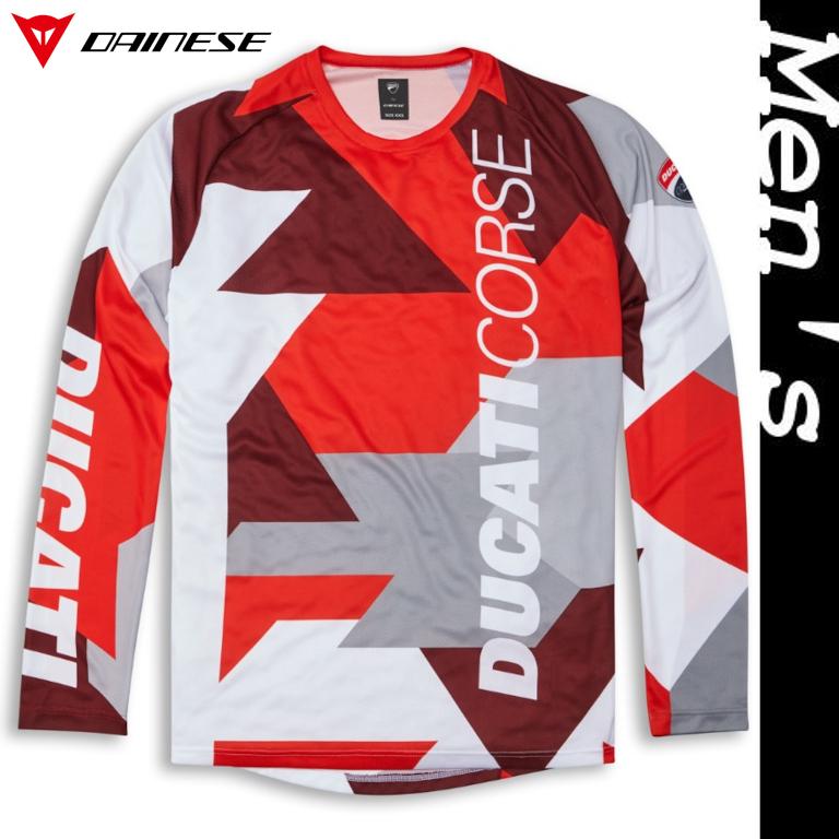 【限定品】 信憑 2021MODEL Ducati Corse MTB ロングスリーブテクニカルシャツ サイズS with Dainese deeg.jp deeg.jp