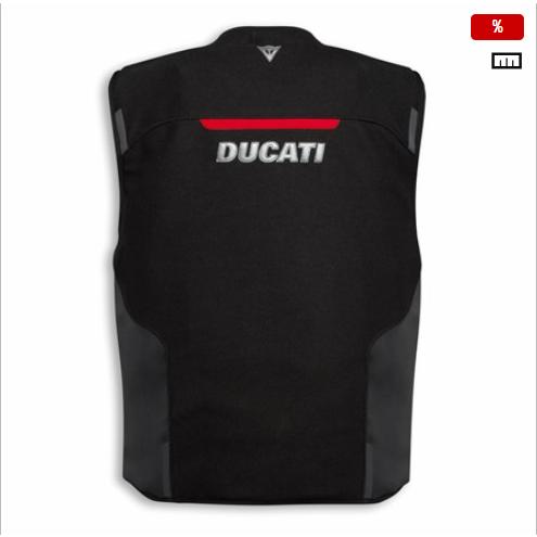 Ducati Smart Jacket ファブリック製ベスト 黒　Lサイズの画像