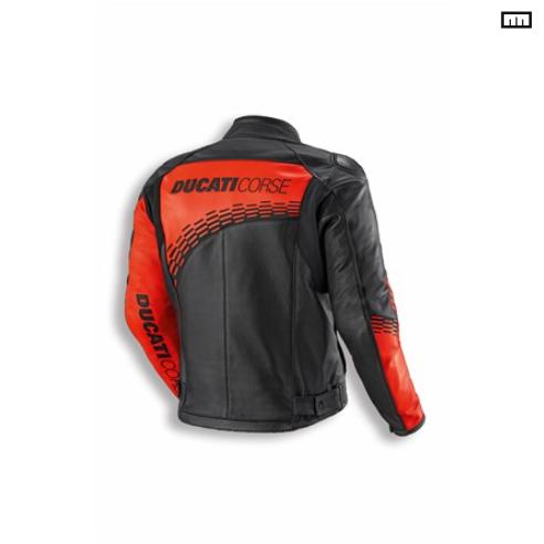 DUCATI CORSE ジャケット サイズ48 レッド/ブラック DUCATI（ドゥカティ） Ducati Corse C7 レザージャケット黒/赤 48
