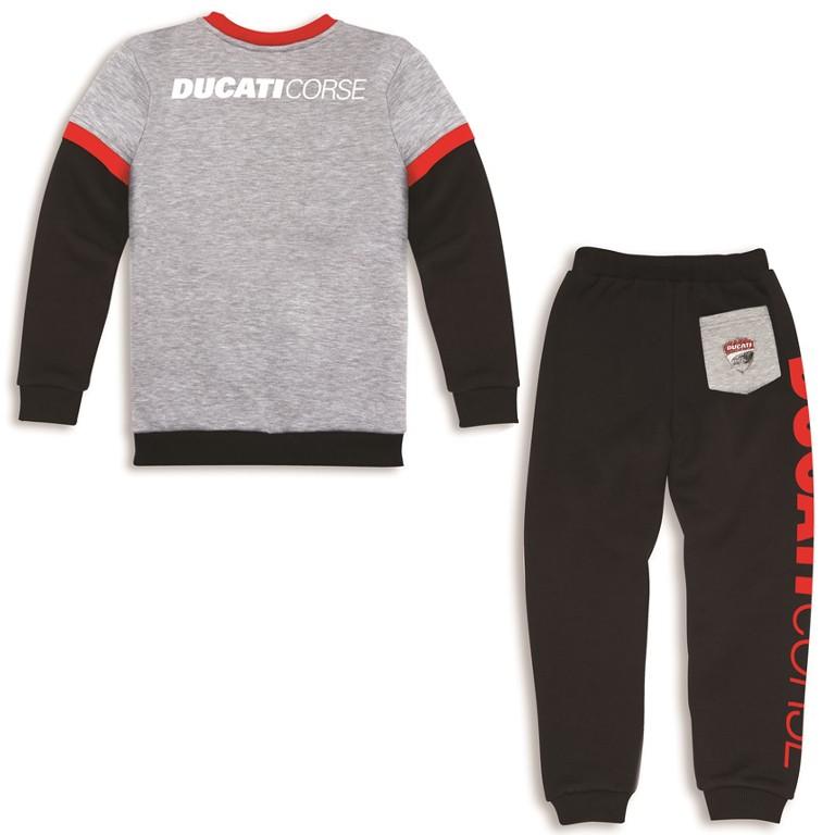 DUCATI ☆Ducati Corse Sketch キッズスウェット上下セット 6-8