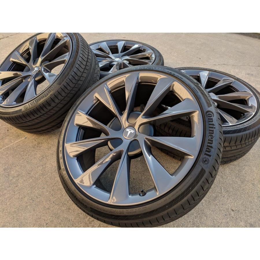 テスラ モデルs 純正 21インチ Newツインタービン ホイール グレー４本set Twinturbine Wheel 8 5jx21 9jx21 1台分set Tesla Models Twinturbinewheel Ducatism 通販 Yahoo ショッピング
