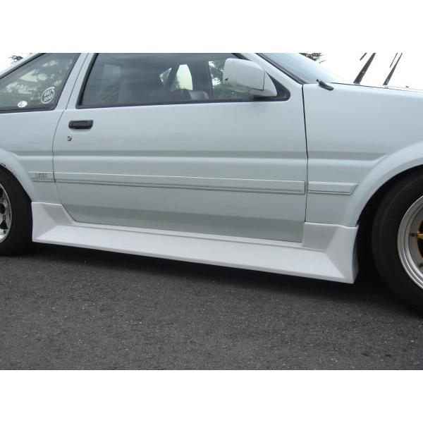 AE86 社外サイドステップ AE86 LEVIN サイドステップ