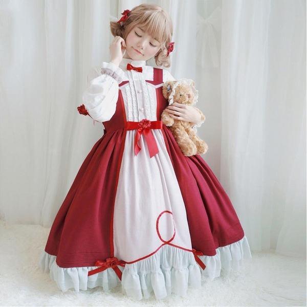 ゴスロリ ロリータ 二次元衣装 キャラクター衣装 ワンピース 楽器 手芸 コレクション レディース 美人 二次元