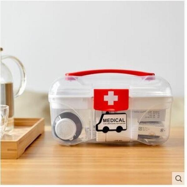 救急箱 応急処置 収納ケース 薬箱 薬入れ 救急ボックス 応急手当 大きい 持ち手付き おしゃれ オシャレ かわいい 軽量 高品質