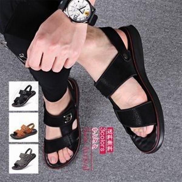 激安特価 サンダル メンズ フラットシューズ 2ways スリッパ Puレザー 革 ビーチ アウトドア 履きやすい 夏 疲れにくい かっこいい カジュアル おしゃれ 全商品オープニング価格特別価格 Turningheadskennel Com