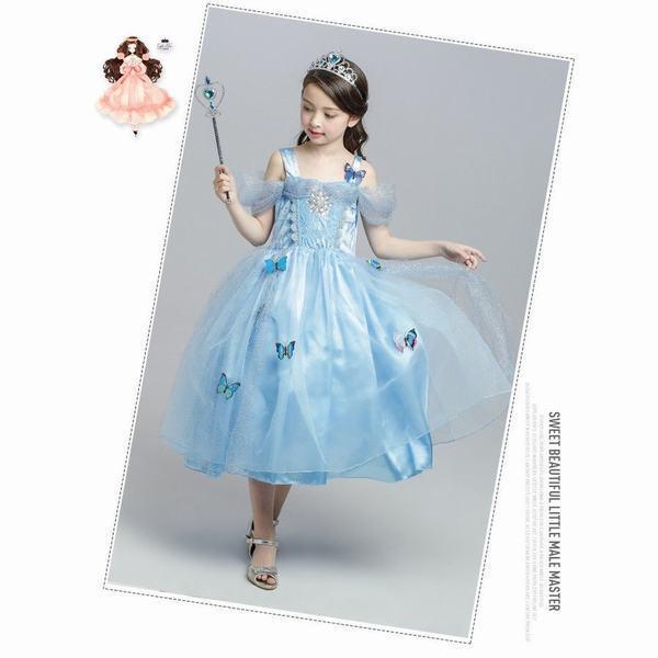 往復送料無料 子供 シンデレラ ドレス キッズ プリンセスドレス コスチューム 衣装 コスプレ プリンセス ハロウィン 仮装 ワンピース こども コスプレ衣装 なりきり コス 子 Shipsctc Org