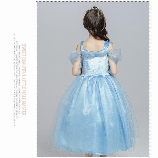 往復送料無料 子供 シンデレラ ドレス キッズ プリンセスドレス コスチューム 衣装 コスプレ プリンセス ハロウィン 仮装 ワンピース こども コスプレ衣装 なりきり コス 子 Shipsctc Org