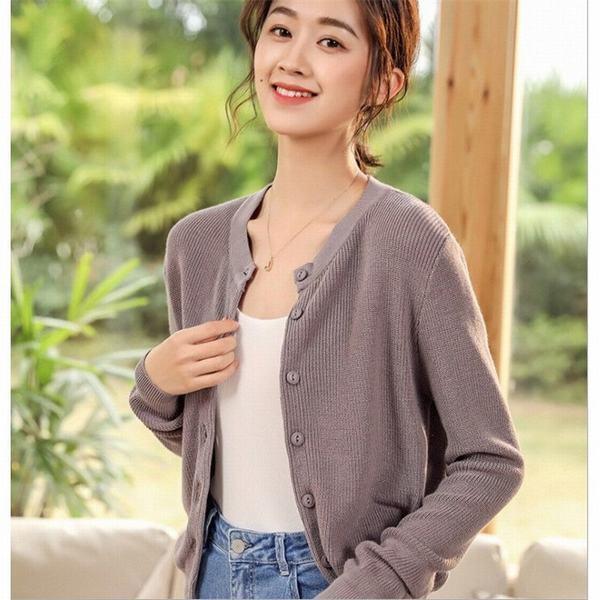 名入れ無料 ニット セーター カーディガン レディース 春秋 ニットカーディガン コート カー カーディガン レディース 春秋 ニットカーディガン コート カーデ コーディガン コート ニットガウン 無地 シンプル 上品 おしゃれ 通勤 新作 Www Threeriversofs Com