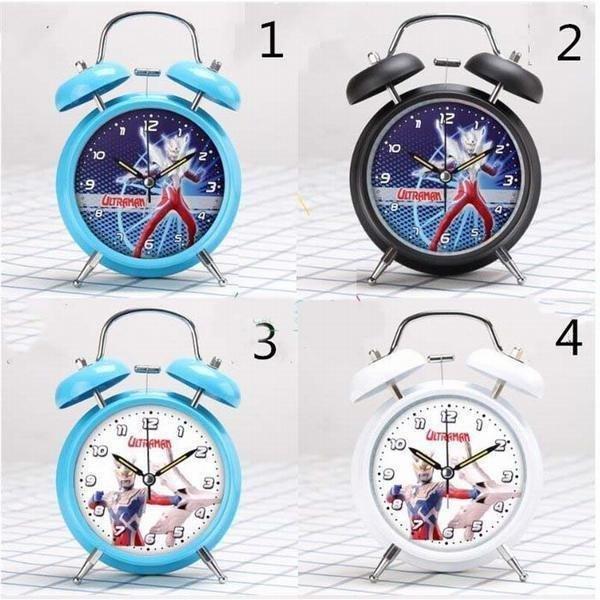 正規逆輸入品 ウルトラマン 置き時計 目覚まし時計 かわいい アラームクロック アナログ 時計 アニメ グッズ 入学