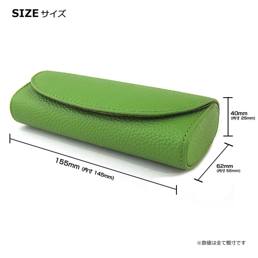 メガネケース 本革 レディース メンズ ソフトシュリンクレザー