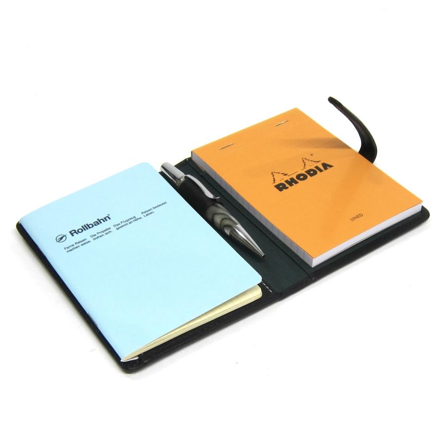 レポートパッドホルダー A6 メモパッド ノート フラップ 書類 会議 本