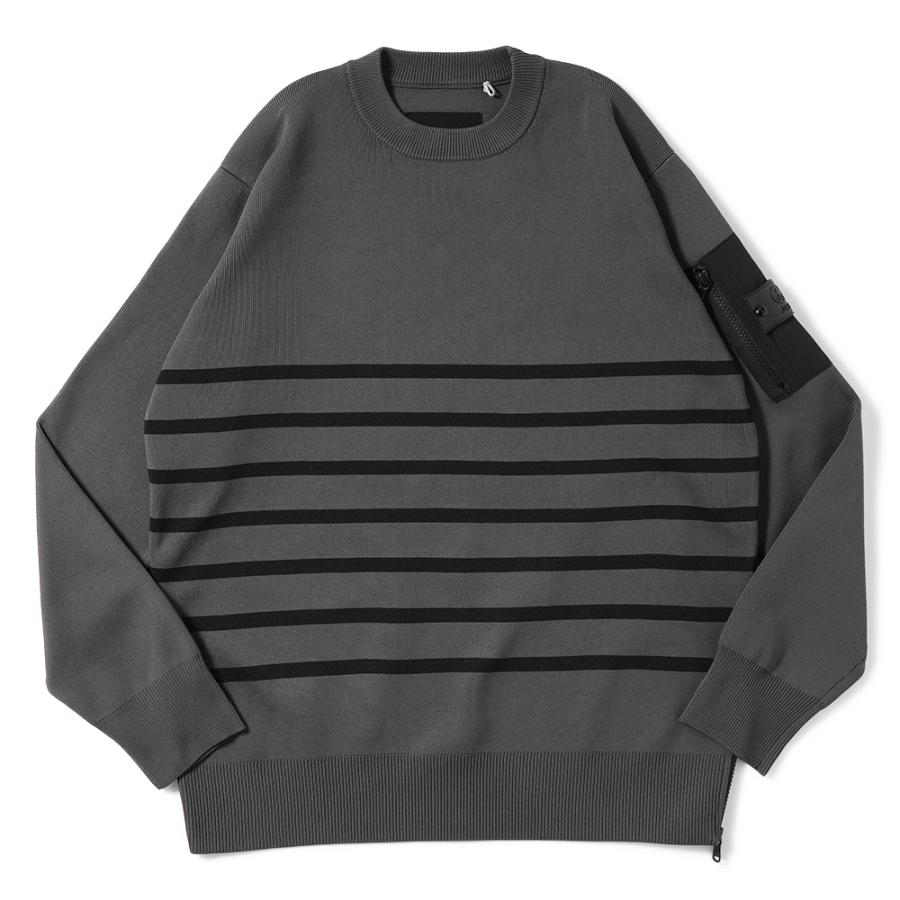 junhashimoto（ジュンハシモト） JH+ CREW NECK BORDER クルーネック 