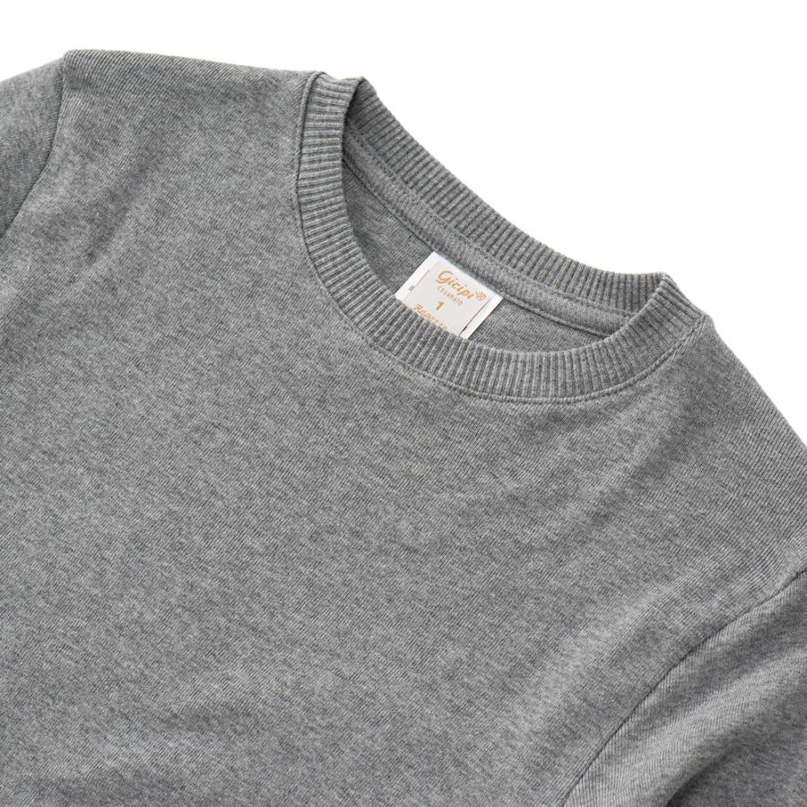 GICIPI ジチピ 2311A FRAGORA フラーゴラ COTONE SOFT ソフトコットン クルーネック ロングスリーブニットソー GRAY｜due-online｜03