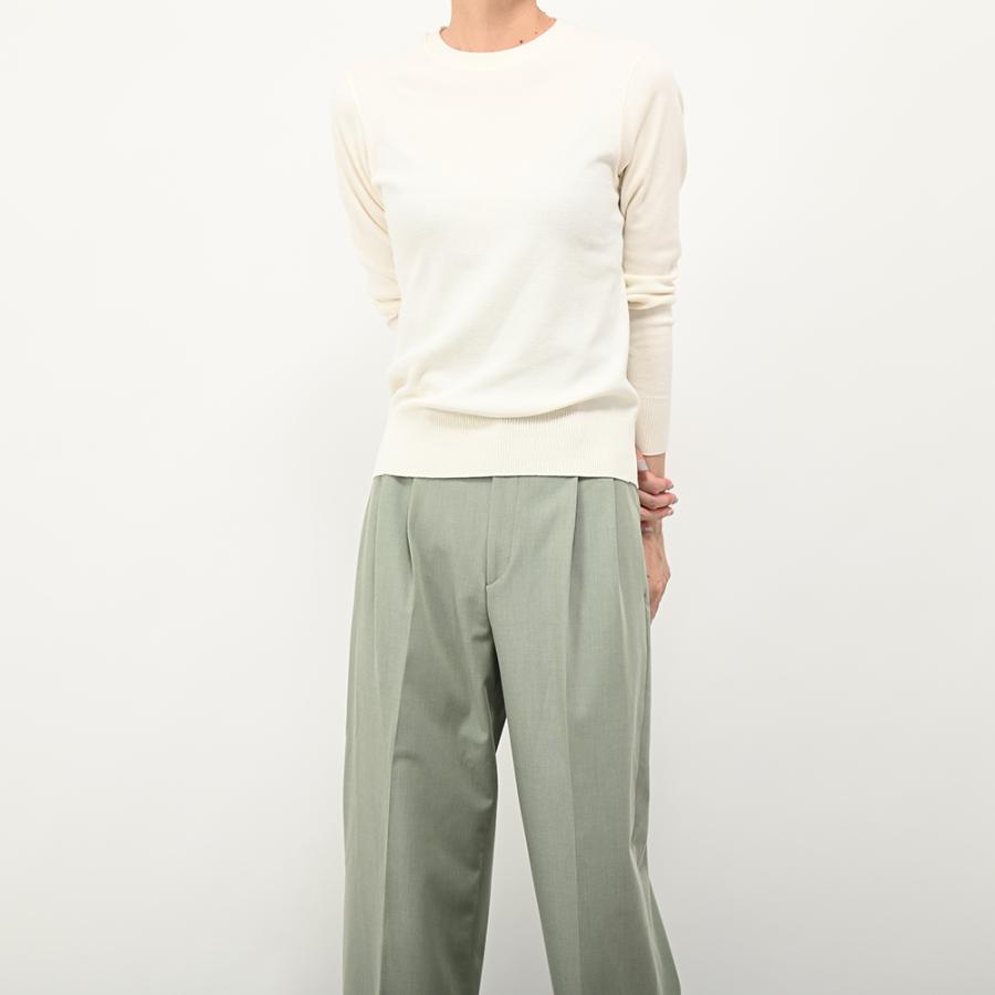 GICIPI ジチピ 2311A FRAGORA フラーゴラ COTONE SOFT ソフトコットン クルーネック ロングスリーブニットソー OFF WHITE｜due-online｜08