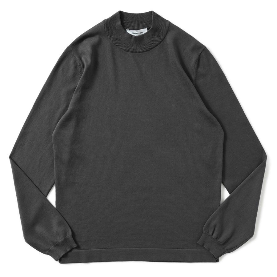 Gran Sasso GRANSASSO グランサッソ ソフトコットン ニット モック 